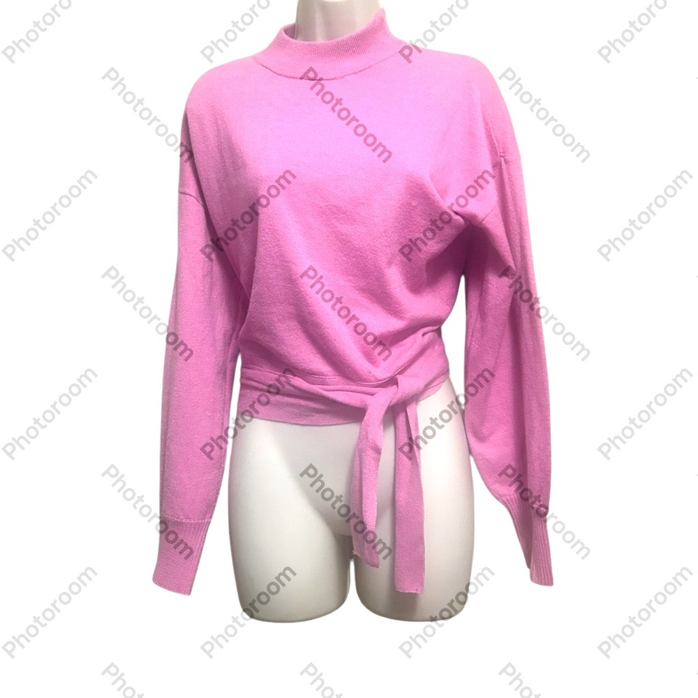 BCBGeneration pink tie sweater